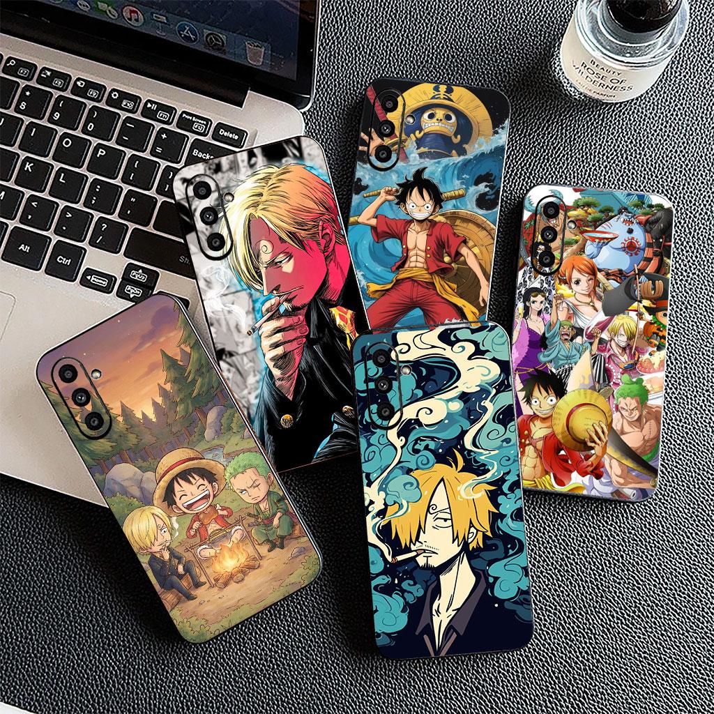Cover for Samsung Galaxy S25 S24 S23 FE Plus Ultra S7 Edge A16 A15 5G s25+ Coque Phone Case Roronoa Zoro One Luffy Piece Sanji