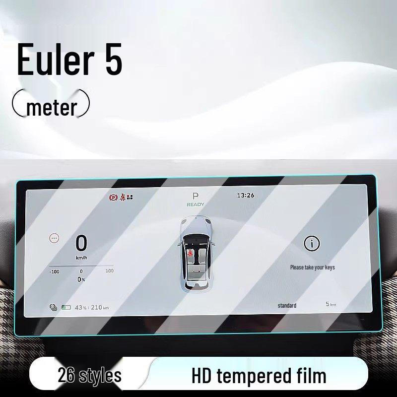 Tempered Glass Screen Protector for Great Wall ORA 5 Center Console Navigation Display