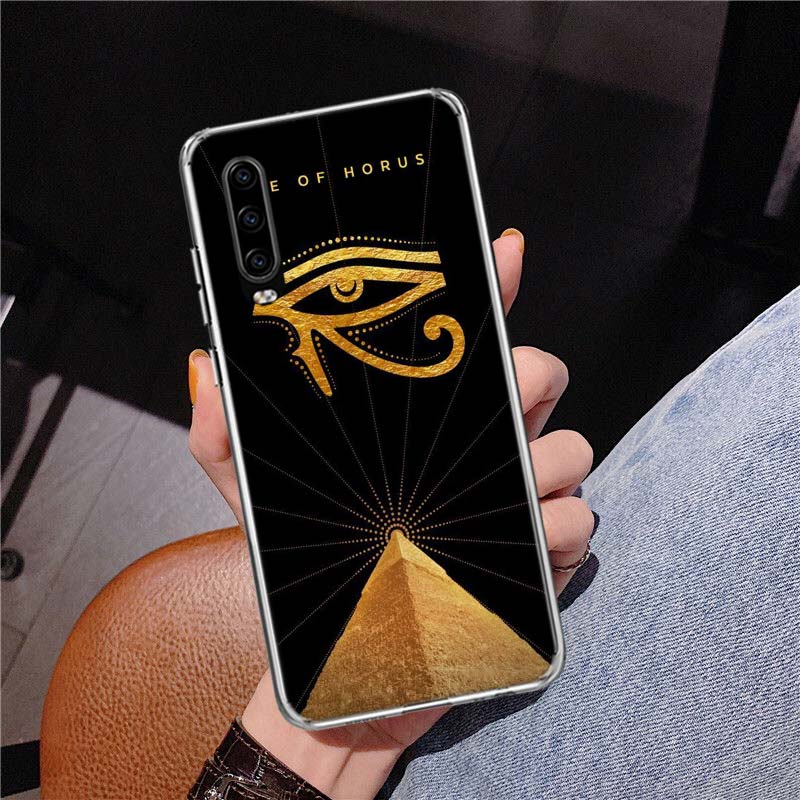 Ägypten Nofretete Anubis Ankh Abdeckung Telefon Fall Für Huawei P30 P20 P10 P40 P50 Pro Mate 20 40 30 10 Lite Beliebte fundas Kunst Geschenk Co