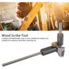 Woodworking Scriber Ruler,Parallel Line Drawing Tool Measuring Gauge Multifunctional Woodworking Scribe Tools