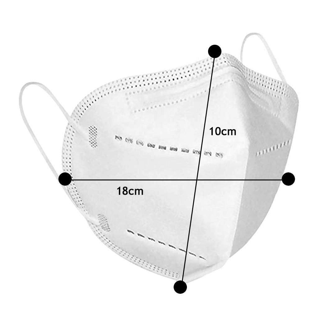 (SU)Maske, Maske, winddicht, Atemschutzmaske gegen Nebel und Dunst, 100 Stück