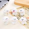 3Pcs Car Dashboard Decor Cute Fleece Dog Figurines Resin Car Interior Decorations for Women