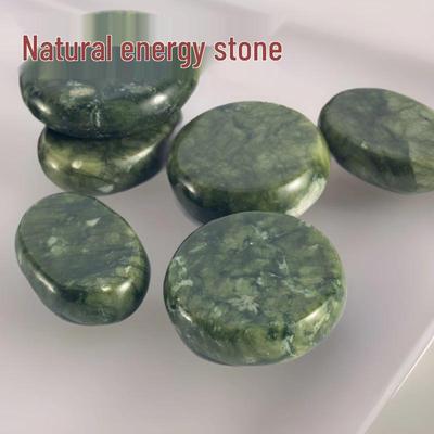 Olive Green Jade Thermostatic SPA Stone Set for Foot Massage & Essential Oil Therapy