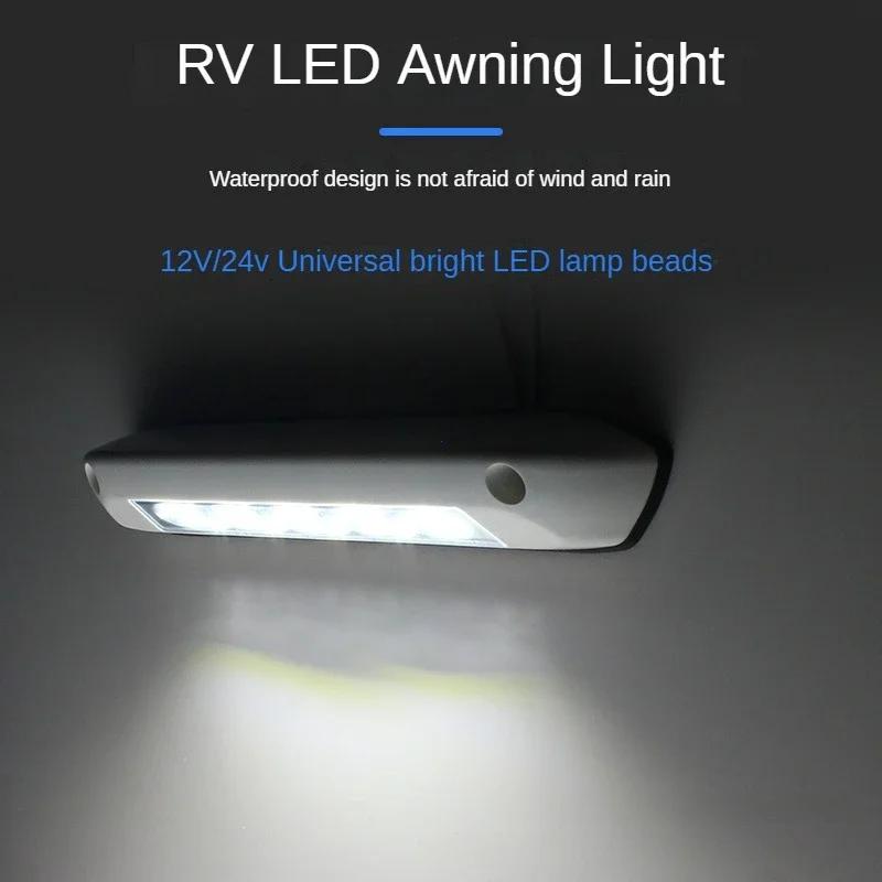 12V/24V Waterproof LED Awning Porch Light Bar - Durable for RV/Camper/Caravan/Trailer Interior/Exterior Lighting