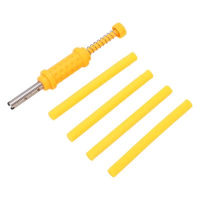 6mm Köder Wobbler Rollwerkzeuge Tragbarer Karpfenangeln Boilies Roller zum AngelnGelb
