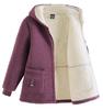 Plus Size Fleece-Lined Winter Coat for Middle-Aged & Elderly Women
