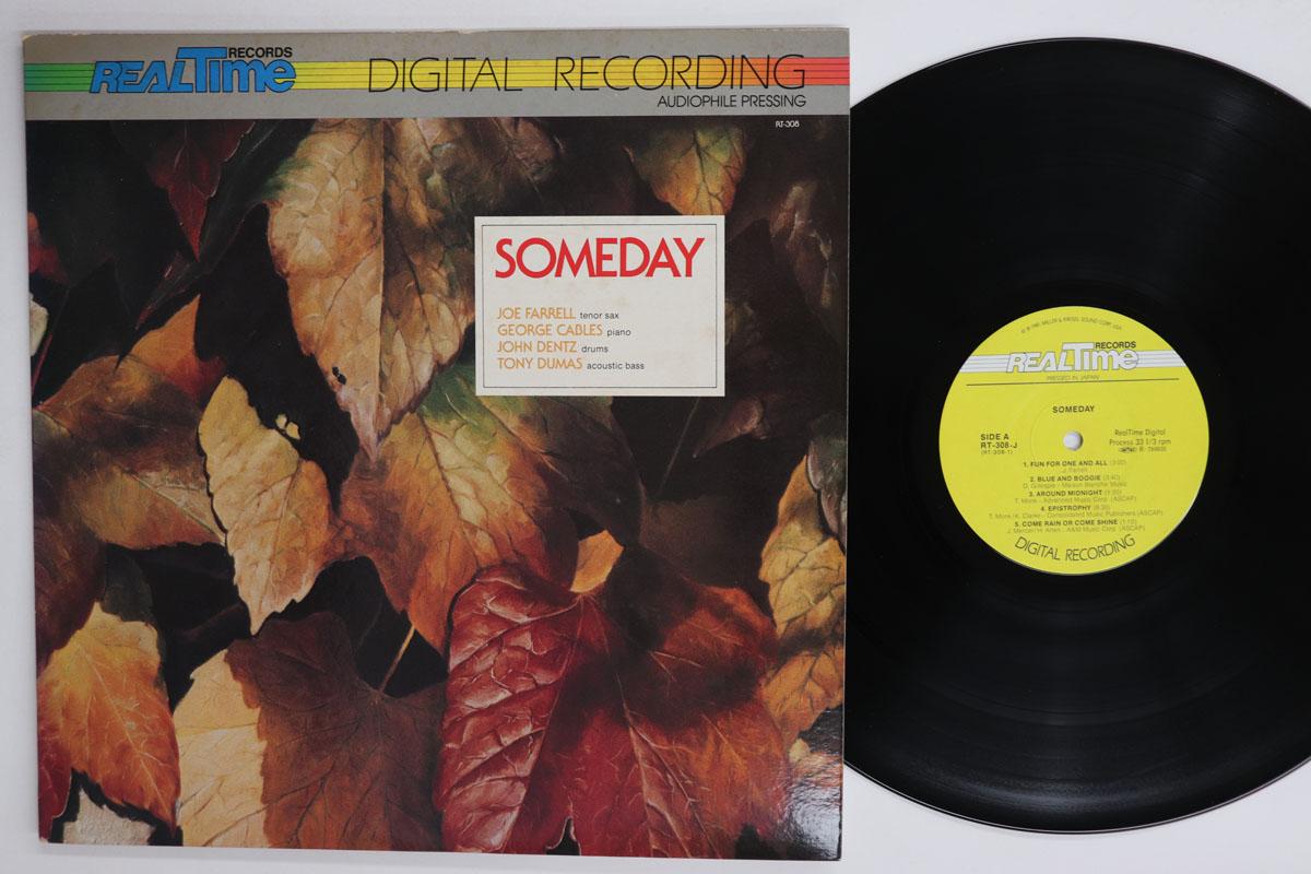 

LP Record JOE FARRELL GEORGE CABLES JOHN DE Someday RT308J M K REALTIME 1981 Japan Jazz Used