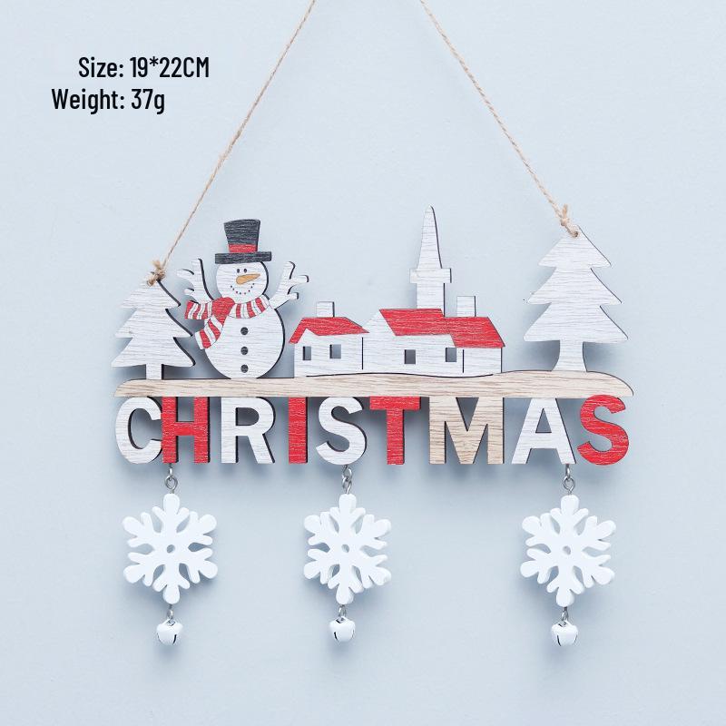 Creative Wooden Christmas Ornaments: Home, Restaurant, Door Hangings & Gifts