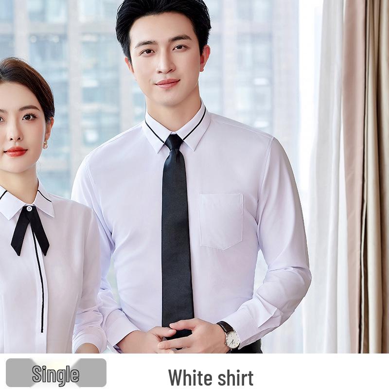 Women's Short Sleeve White Shirt for Work and Interviews - New Spring Arrival