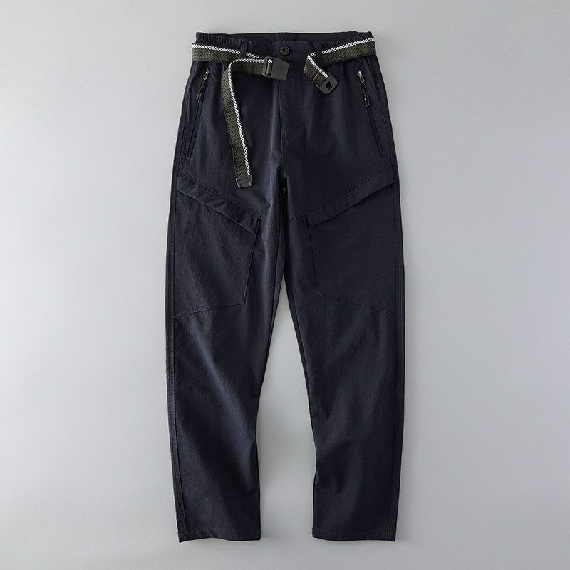 Outdoor Soft Shell Tactical Pants Men s Waterproof Windproof Spring and Autumn Outdoor Hiking Climbing Pants Men s Tactical Sports Pants Dark Blue L