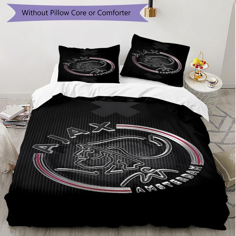 3-teiliges Bettbezug-Set (1 * Bettbezug + 2 * Kissenbezug, ohne Kern), Ajax Print Soft Ganzjahres-Bettwäsche-Set, Dekoration für Schlafzimmer zu Hause Geschenk
