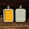 Tibetan Thangka Titanium Steel Gold Silver Pendant: Single/Double-Sided Benming Buddha Amulet