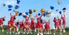 Różowe Pompony Pompon Cheerleaderki Czirliderki 2 Szt