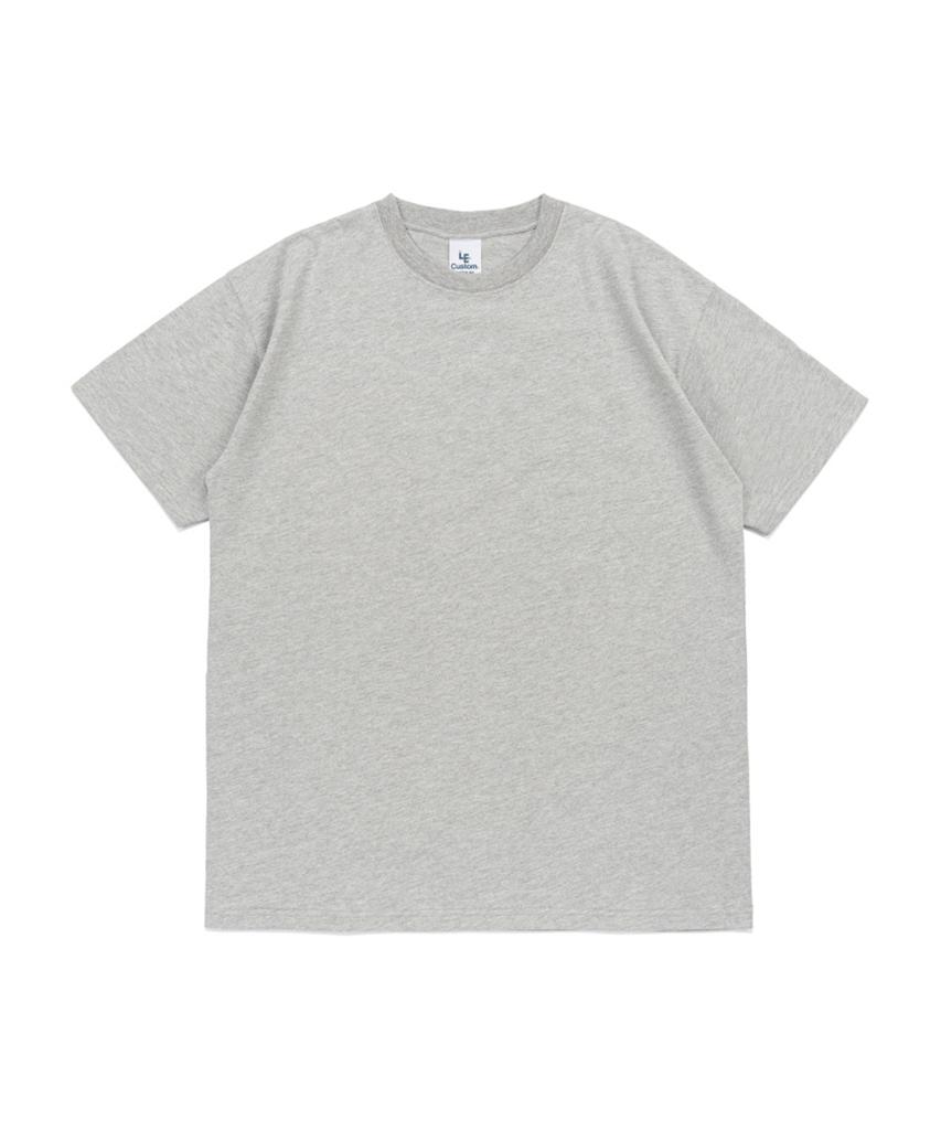 Leukeoseuteom The Essential 18S Plain Short Sleeve T-Shirt (Melange)