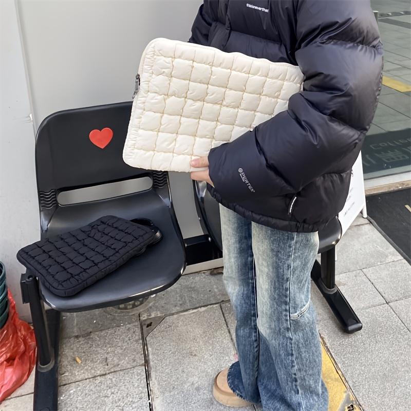 Codzienne patchworkowe etui na tablet Lekka zapinana na zamek kopertówka Wielookazjowy ręczny pokrowiec na komputer z przegrodą na laptopa na urządzenia Biuro Uczelnia