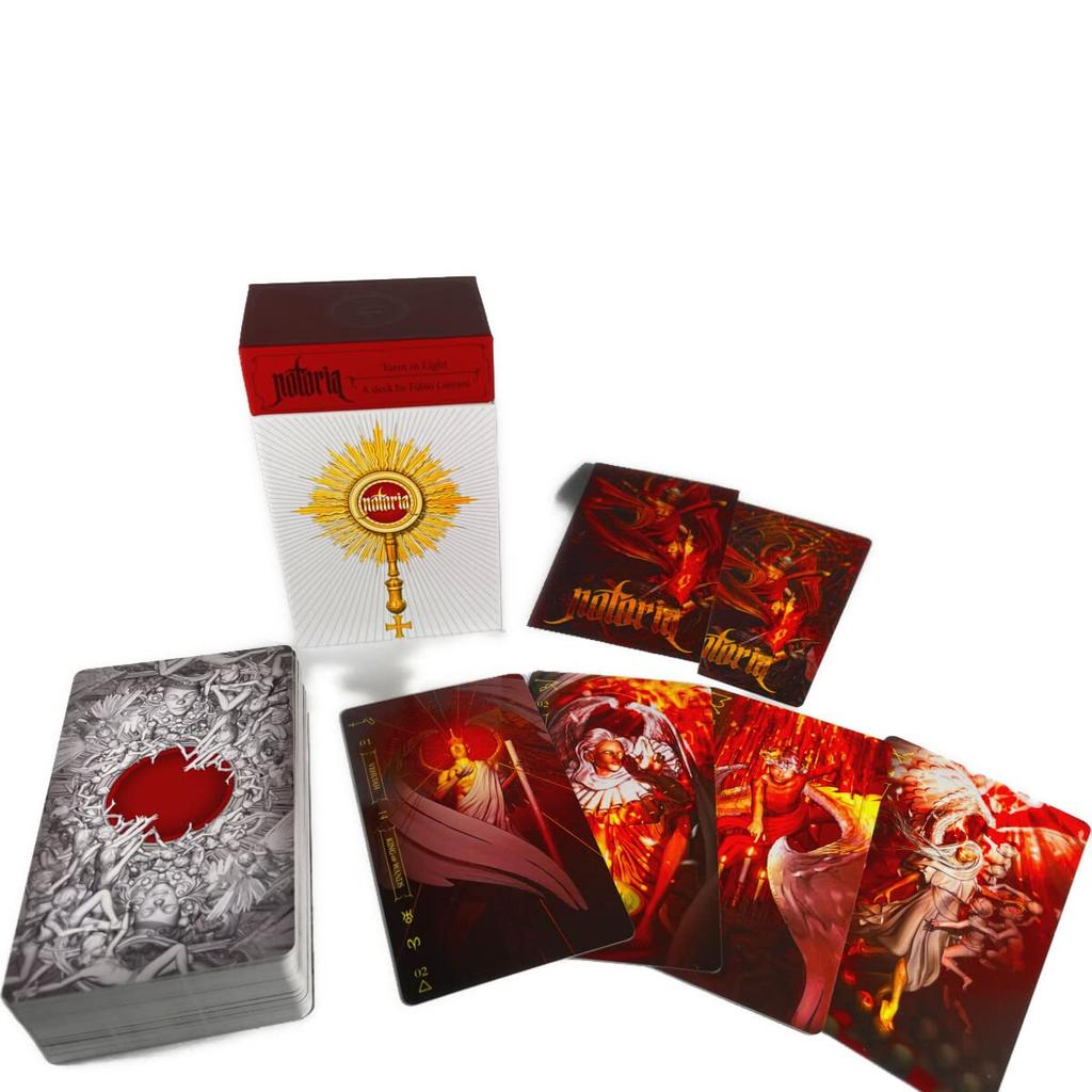 Tarot Notoria Tarot in 78 Tarot Japanese Instruction Manual Authentic I.I.J Cards, Light, Cards, Reading, Included,