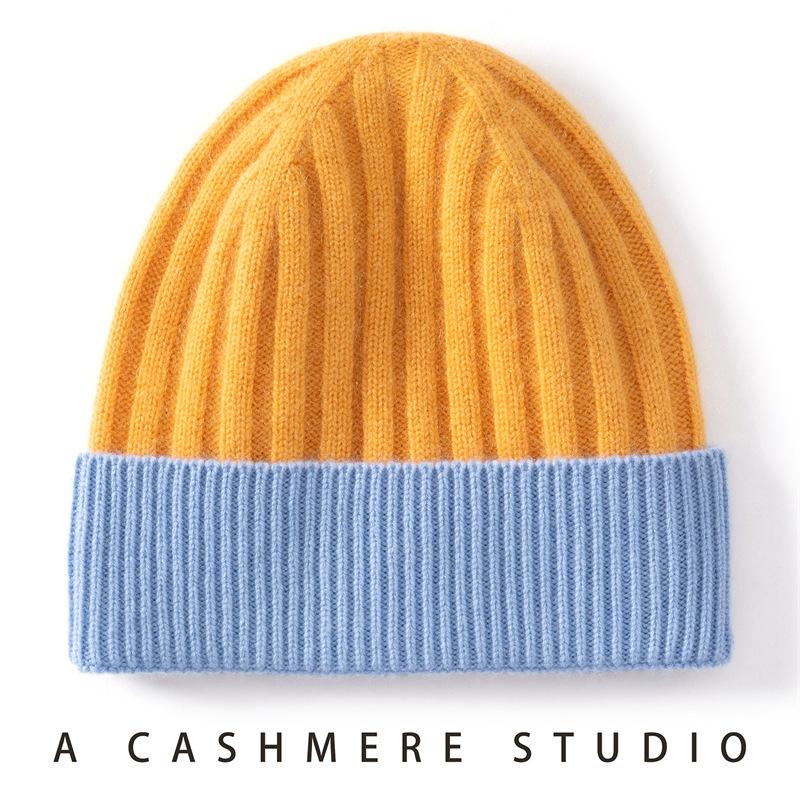 New Autumn and Winter Cashmere Warm Hats for Men and Women Autumn and Winter Knitted Hats for Men and Women Autumn and Winter Warm Knitted Hats