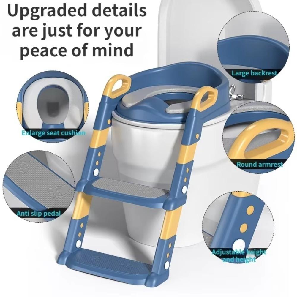 Multi-functional Baby Toilet Training Adjustable Seat Potty Ladder  Child Step Seat