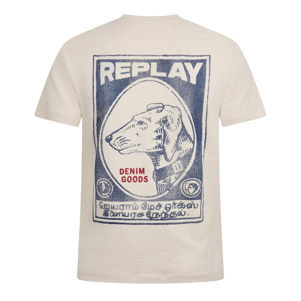 Replay Mens Dog Slim T-Shirt