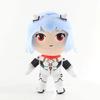 20cm New Ayanami Rei Plush Asuka Langley Soryu Rei Plush Stuffed Ray Japanese Anime Kawaii Cute Cartoon Toys Dolls Bed Gift