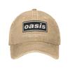 Oasi Band Logo Casual Baseball Cap Trucker Hot Sale Hiking Fishing Hip Hop Hats Fashion Mens Baseball Cap