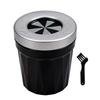 Rotatable Cigarette Trash Can with Lid Smokeless Detachable Car Ash Tray Smell Proof Vehicle Accessories for Cars Home Office