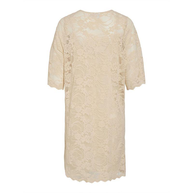 Robe à dentelles Lorna manches 3/4 birch Femme VILA