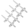 Boat Cleats 4pcs Boat Mooring Cleats Durable Stainless Steel Dock Cleats for Marine Yachts Inflatable Yachts Business Yachts (6")