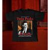 Twin Peaks Agent Cooper Damn Fine Coffee T-Shirt, Cult Classic Fan Tee Summer Men's and Women's Loose and Breathable T-shirt Top
