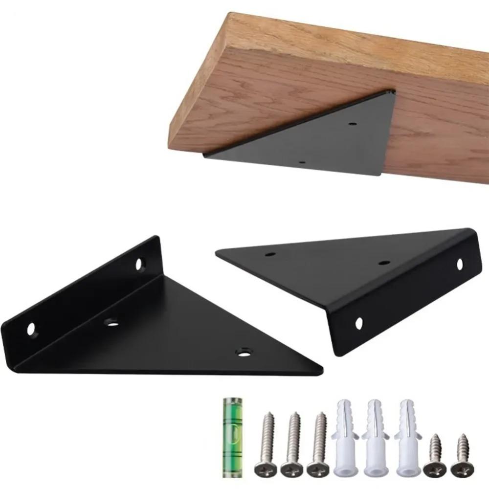 Triangle Bracket Heavy Support Wall Mounted Bench Table Shelf Bracket Invisible Triangle Support DIY Home Decoration