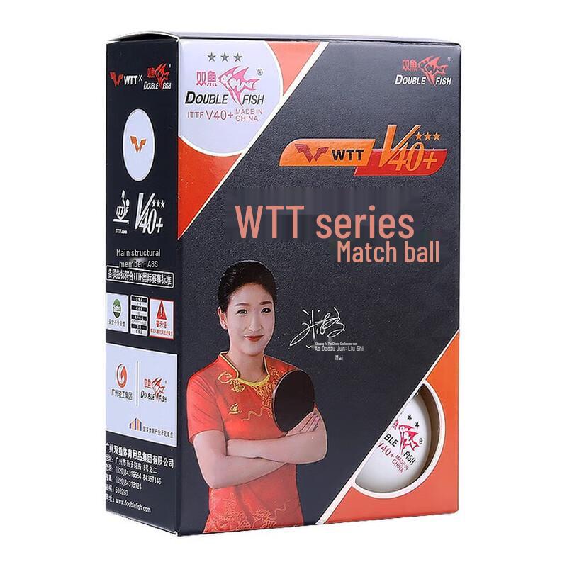 Palline da Ping Pong WTT 3 Stelle Double Fish