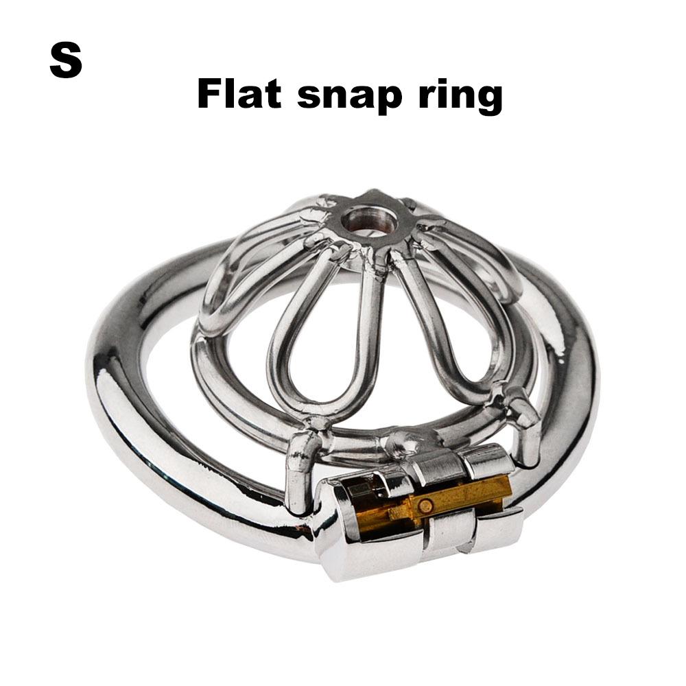 Latest Design Stainless Steel Male Chastity Device Cock Cage with Arc Penis Ring Sex Toys for Men Urethral Lock Adult Game Toy