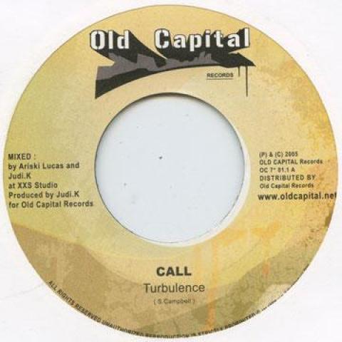 

7-дюймовая пластинка TURBULENCE / JUDI K - Cal / Версия OC7011 Old Capital 2005 UK Регги, Ска и Даб