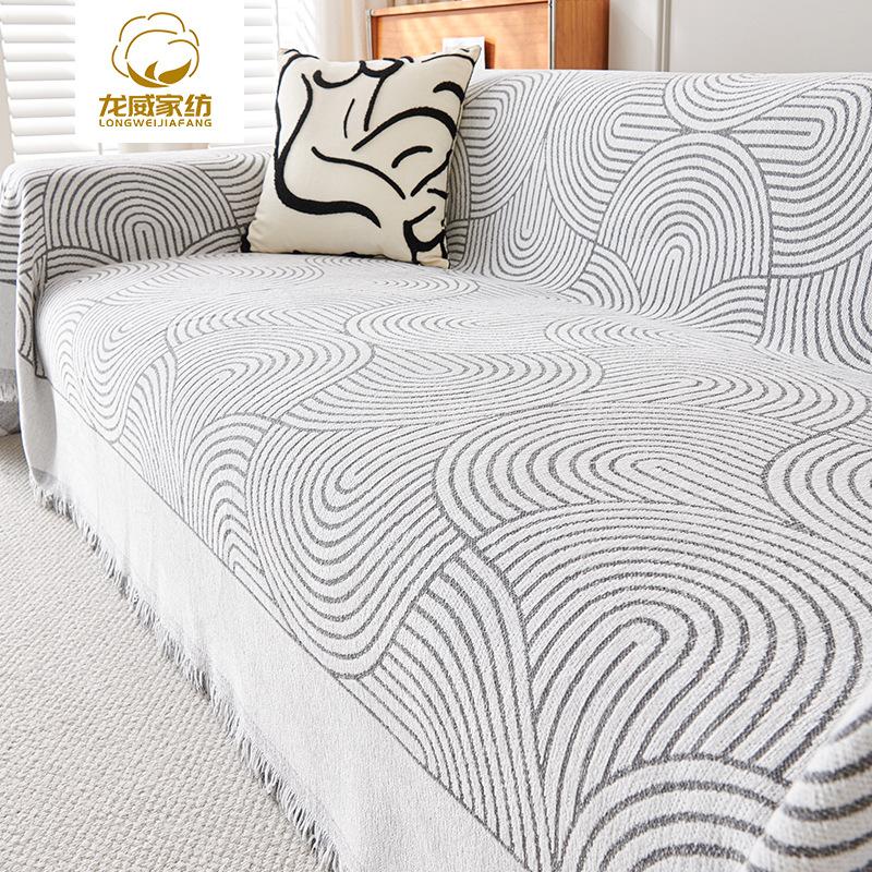 Full Cover Chenille Four-season Sofa Towel Sofa Cushion Cushion Cover Non-slip Sofa Cover Full Set Blanket