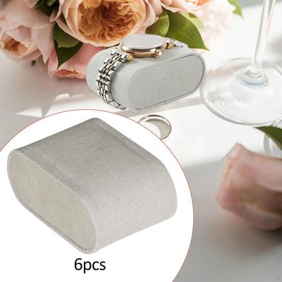 6 Stück Uhrenkissen Armbandkissen Kompakt Klein Herren Damen Mehrzweckhalter Schmuck