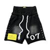 Double Waist Splicing Y2K Street Hip-hop Loose Sports Shorts