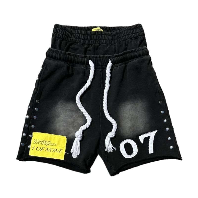 Double Waist Splicing Y2K Street Hip-hop Loose Sports Shorts