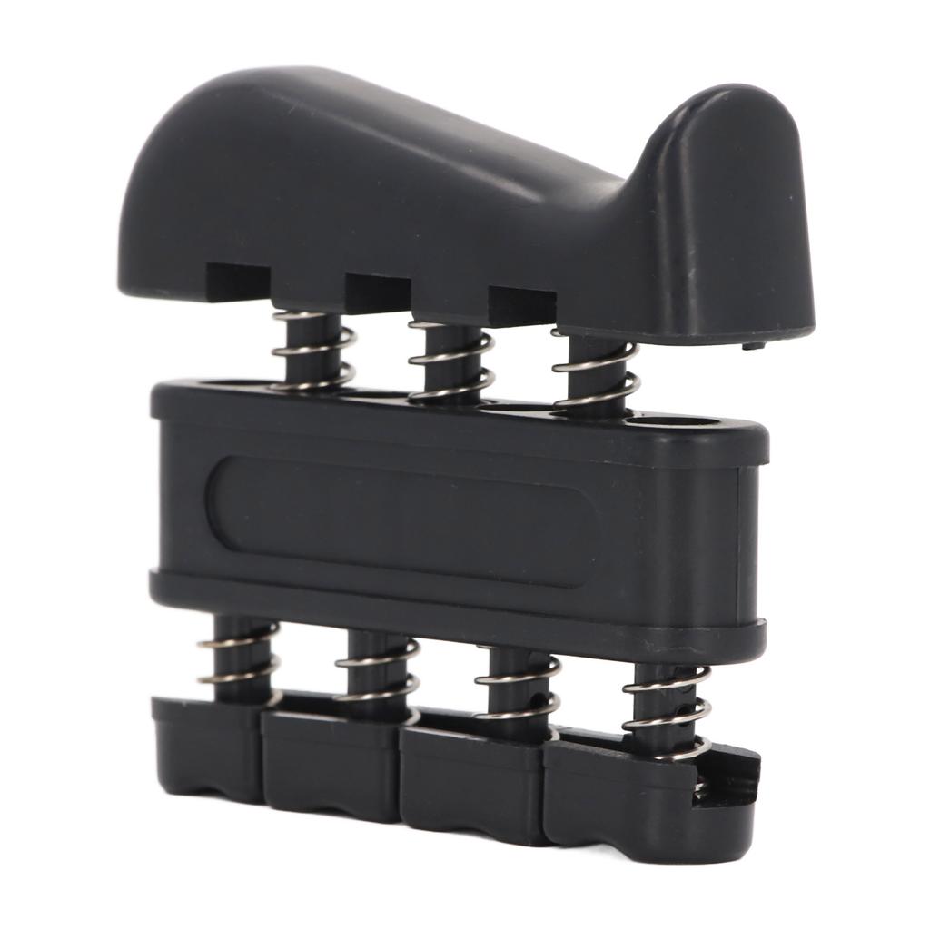 4pcs 7LB Finger Strengthener Improve Dexterity Reduce Pressure Adjustable Finger Exerciser for Musician Black