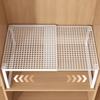Stackable Telescopic Closet Shelf Retractable Expandable Wardrobe Divider Board  Adjustable Layered Partition Cabinet Organizer