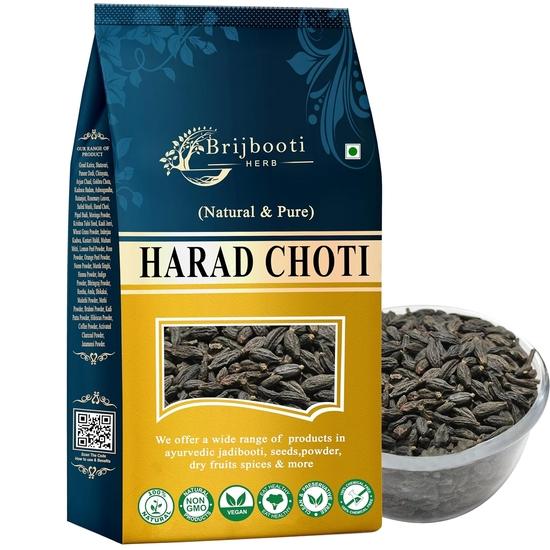 Brijbooti Harad Choti 800 Gram - Haritaki - Kadukkai - Karakkaya - Alalekayi - Kadukka - Haritaki Choti 800GM