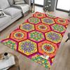 1PC Mandala Patterns Extra Large Non Slip Floor Carpet, Office, Family, Bedroom, Studio Large Area Rug Indoor Rugs, Vibrant Colors