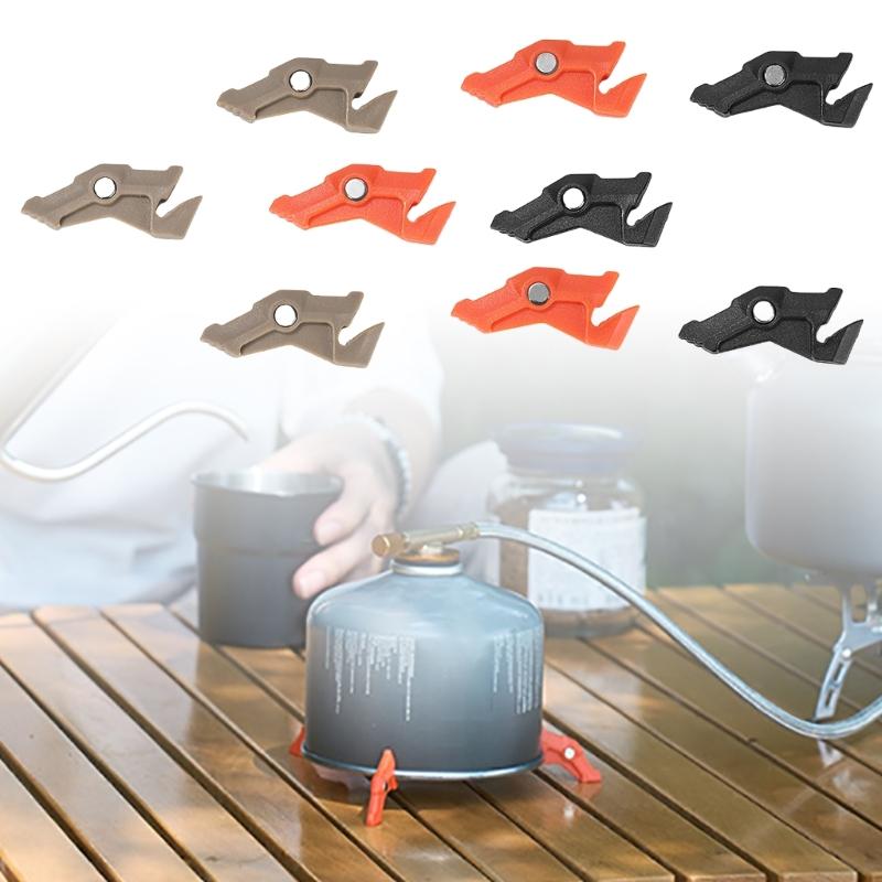 3Pcs Light Weight Camping Canister Stand Gas Tanks Stabilizer Camp Stove Stand Magnetic Tripod Gas Tanks Bracket