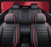 Full Set Luxury Perforated Breathable PU Leather Car Seat Cushion Protector For all Seasons 5 Seats 2022 New Style