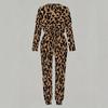 Female Crew Neck Long Sleeve Tunic And High Waist Straight Pants Two Piece Daily Casual Loungewear