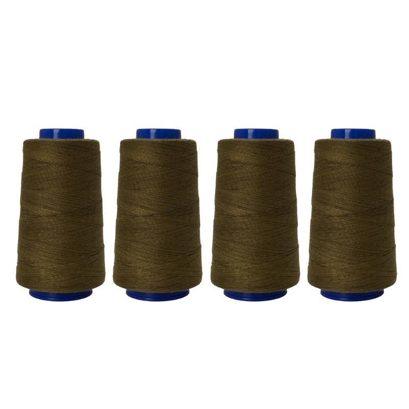 

4 Spools Sewing Thread Polyester Sewing Thread 1000yds Each for Sewing Machines Hand Stitching Embroidery Quilting Craft армія зелений колір