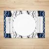Bohemian Table Mats Artistic Ethnic Print Placemats Geometric Wave Abstract Patterns Waterproof 4pc Linen Dining Kitchen Decor
