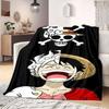 OnePiece Anime Flannel Blanket Warm,Comfortable,Suitable for Bedrooms,Sofas,Beds,Chairs,Picnics,Travel