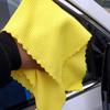 Waffle Glass Cleaning Cloth: Ultra Absorbent, Paint-Safe, Multi-functional Car Cleaner with Ultrasonic Edge Cutting