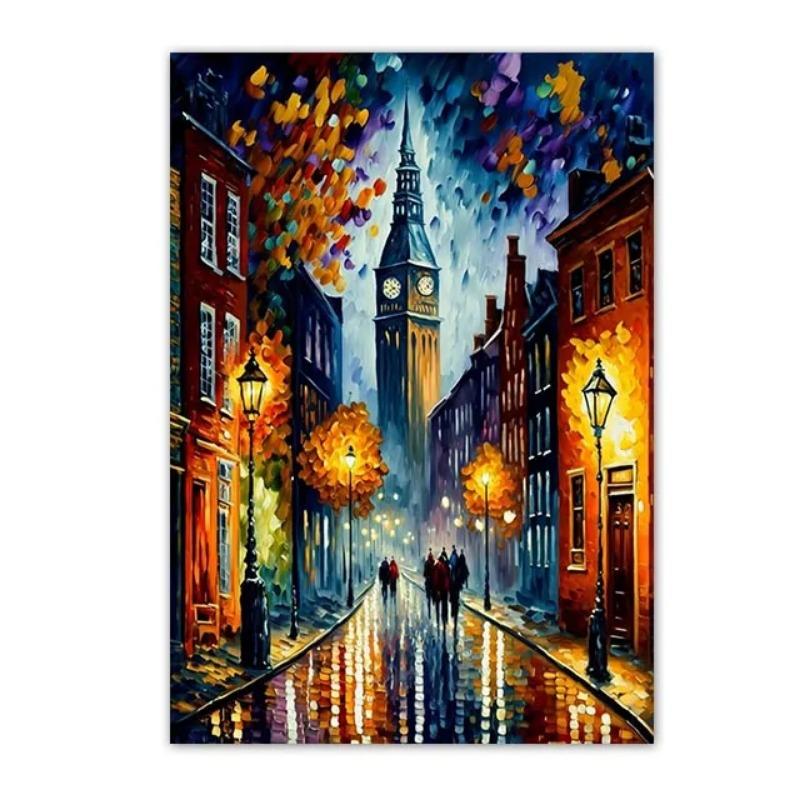 

Венеция Лондон Городской пейзаж Живопись Известный художник Плакаты Настенные картины Печать на холсте Абстракция Современное украшение дома 40x60cm No Frame