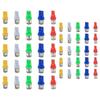 50 Pieces Dashboard Light Gauge Cluster LED Bulbs 6500k Instrument Panel Lights T5 T10 PC194 PC195 PC160 PC161 PC168 For Cars